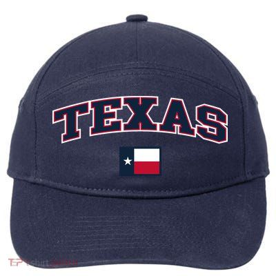 Texas Retro Design 7-Panel Snapback Hat