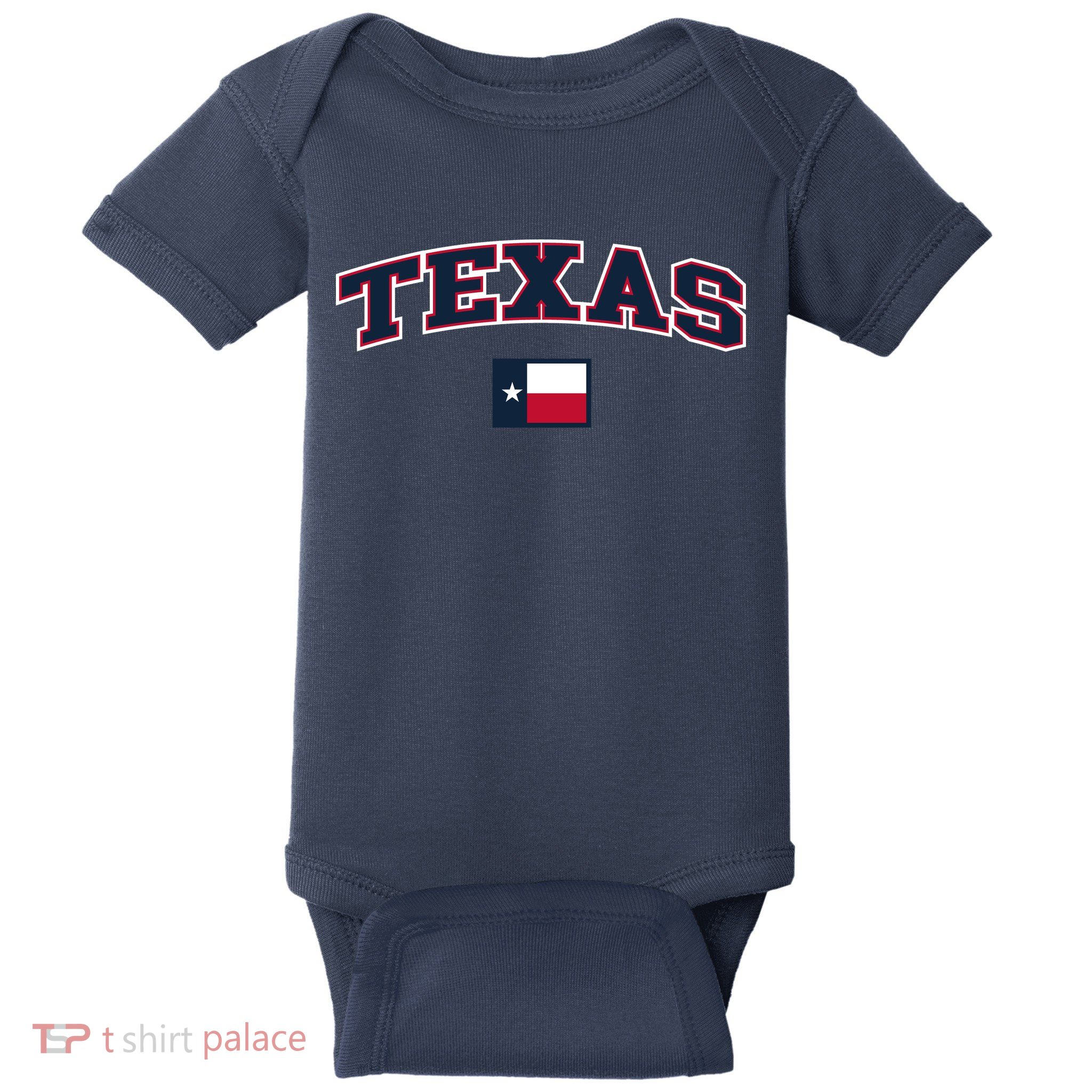 Texas Retro Design Baby Bodysuit
