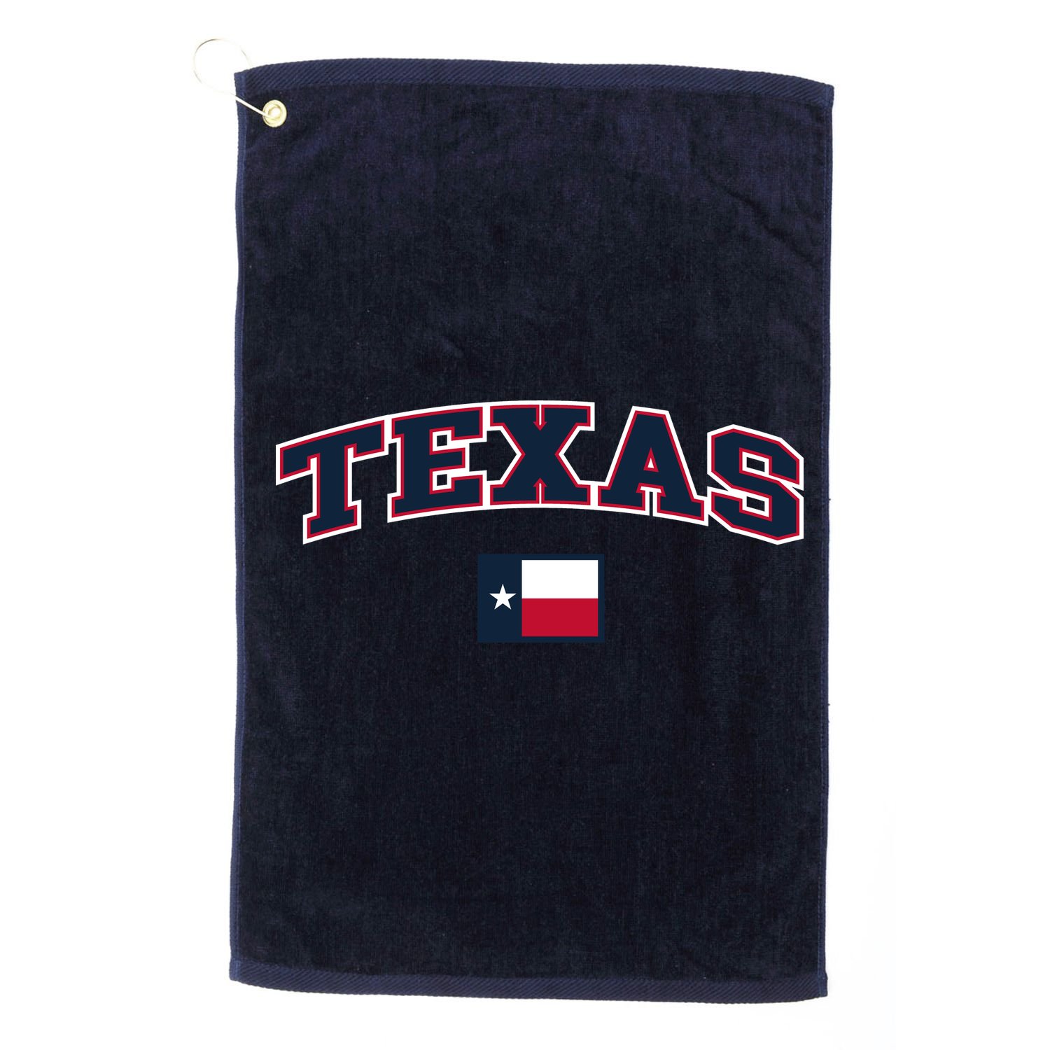 Texas Retro Design Golf Towel