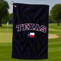 Texas Retro Design Golf Towel