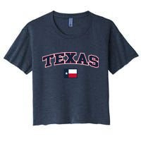 Texas Retro Design Crop Top