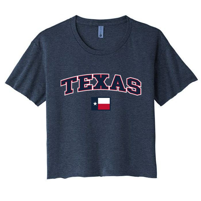 Texas Retro Design Crop Top