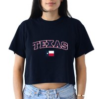 Texas Retro Design Crop Top