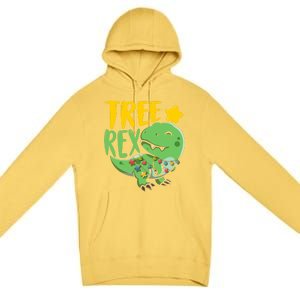 Tree Rex Dinosaur Christmas Tree Trex Christmas Great Gift Premium Pullover Hoodie