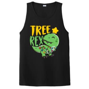 Tree Rex Dinosaur Christmas Tree Trex Christmas Great Gift PosiCharge Competitor Tank