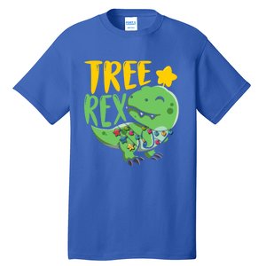 Tree Rex Dinosaur Christmas Tree Trex Christmas Great Gift Tall T-Shirt