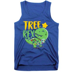 Tree Rex Dinosaur Christmas Tree Trex Christmas Great Gift Tank Top