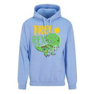 Tree Rex Dinosaur Christmas Tree Trex Christmas Great Gift Unisex Surf Hoodie