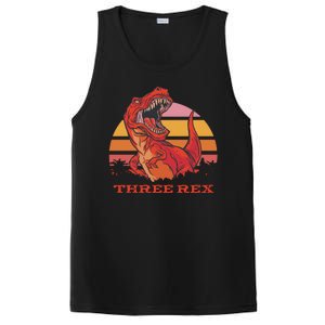 Three Rex Dinosaur Birthday PosiCharge Competitor Tank