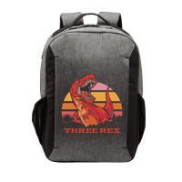 Three Rex Dinosaur Birthday Vector Backpack