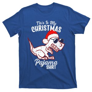 T Rex Dinosaur Christmas Pajama This Is My Christmas Pajama Cute Gift T-Shirt