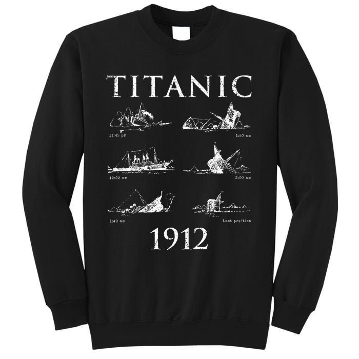 Titanic Remembrance Day Titanic Sinking Titanic Tall Sweatshirt