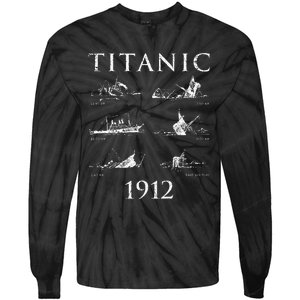 Titanic Remembrance Day Titanic Sinking Titanic Tie-Dye Long Sleeve Shirt