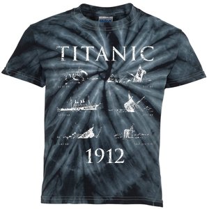 Titanic Remembrance Day Titanic Sinking Titanic Kids Tie-Dye T-Shirt