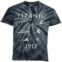 Titanic Remembrance Day Titanic Sinking Titanic Kids Tie-Dye T-Shirt