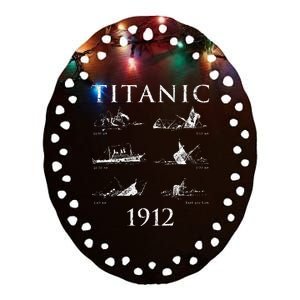 Titanic Remembrance Day Titanic Sinking Titanic Ceramic Oval Ornament