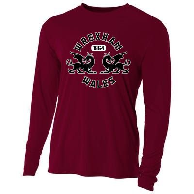 The Red Dragons Wrexham Fc Football Club Wrexham Cooling Performance Long Sleeve Crew