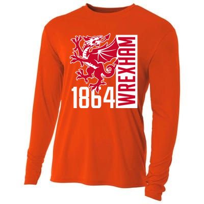 The Red Dragons Wrexham Fc Football Club Wrexham Cooling Performance Long Sleeve Crew