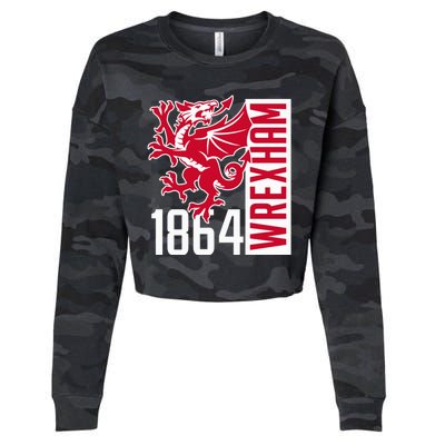 The Red Dragons Wrexham Fc Football Club Wrexham Cropped Pullover Crew