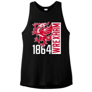 The Red Dragons Wrexham Fc Football Club Wrexham Ladies PosiCharge Tri-Blend Wicking Tank