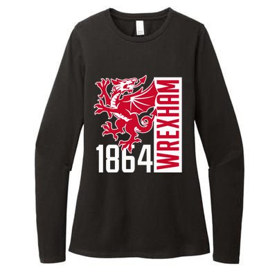 The Red Dragons Wrexham Fc Football Club Wrexham Womens CVC Long Sleeve Shirt