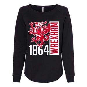 The Red Dragons Wrexham Fc Football Club Wrexham Womens California Wash Sweatshirt