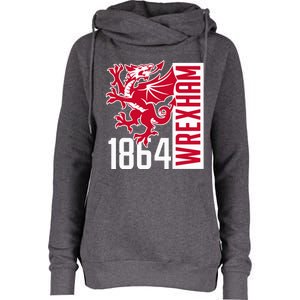 The Red Dragons Wrexham Fc Football Club Wrexham Womens Funnel Neck Pullover Hood