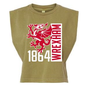 The Red Dragons Wrexham Fc Football Club Wrexham Garment-Dyed Women's Muscle Tee