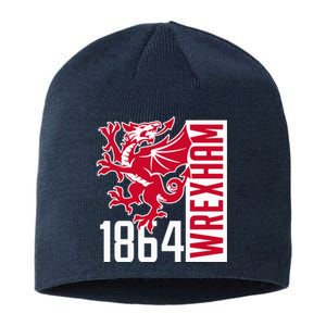 The Red Dragons Wrexham Fc Football Club Wrexham Sustainable Beanie