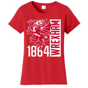 The Red Dragons Wrexham Fc Football Club Wrexham Women's T-Shirt