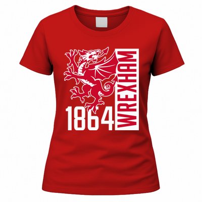 The Red Dragons Wrexham Fc Football Club Wrexham Women's T-Shirt