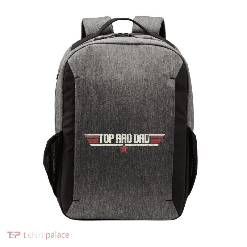 Top Rad Dad Funny Vintage 80s Gift Father 80s Fathers Day Vector Backpack
