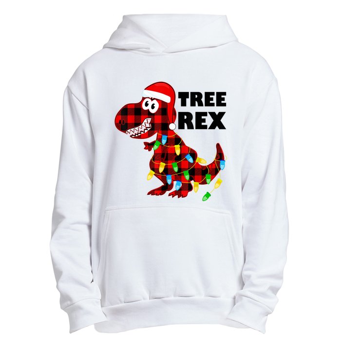 Tree Rex Dinosaur. Pun Funny Dino Christmas Pajama Gift Urban Pullover Hoodie