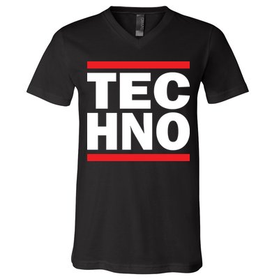 Techno Rave DJ Raver Outfit Festival Rave Wear V-Neck T-Shirt