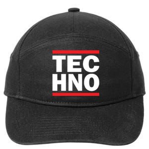 Techno Rave DJ Raver Outfit Festival Rave Wear 7-Panel Snapback Hat