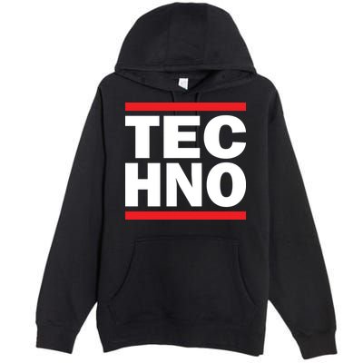 Techno Rave DJ Raver Outfit Festival Rave Wear Premium Pullover Hoodie