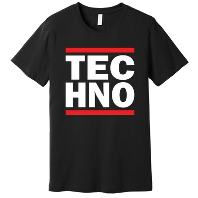 Techno Rave DJ Raver Outfit Festival Rave Wear Premium T-Shirt