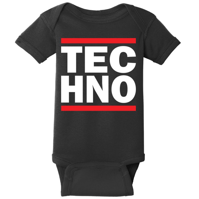 Techno Rave DJ Raver Outfit Festival Rave Wear Baby Bodysuit
