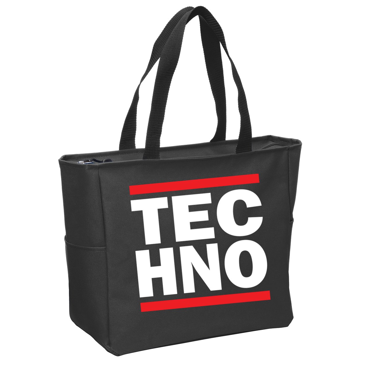 Techno Rave DJ Raver Outfit Festival Rave Wear Zip Tote Bag