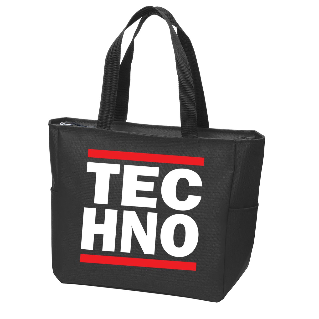 Techno Rave DJ Raver Outfit Festival Rave Wear Zip Tote Bag
