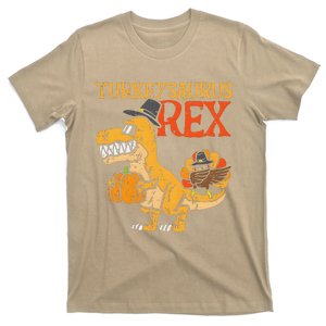 Turkeysaurus Rex Dab Turkey Dinothanksgiving T-Shirt