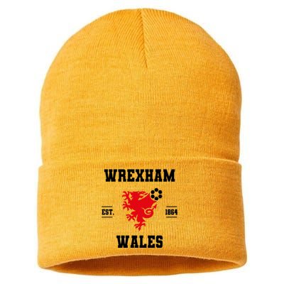 The Red Dragons Wrexham Fc Football Club Wrexham Sustainable Knit Beanie