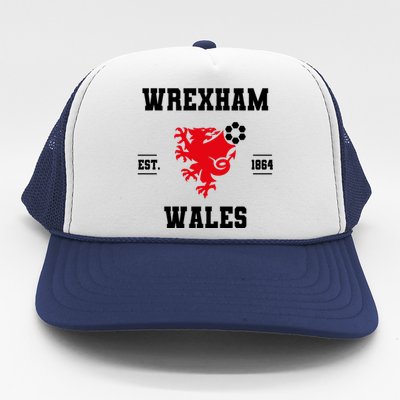 The Red Dragons Wrexham Fc Football Club Wrexham Trucker Hat