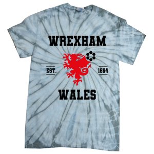 The Red Dragons Wrexham Fc Football Club Wrexham Tie-Dye T-Shirt