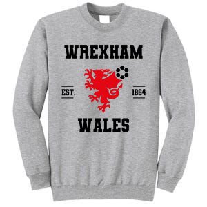 The Red Dragons Wrexham Fc Football Club Wrexham Tall Sweatshirt