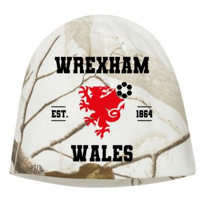 The Red Dragons Wrexham Fc Football Club Wrexham Kati - Camo Knit Beanie