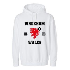 The Red Dragons Wrexham Fc Football Club Wrexham Garment-Dyed Fleece Hoodie