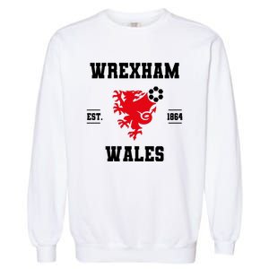 The Red Dragons Wrexham Fc Football Club Wrexham Garment-Dyed Sweatshirt