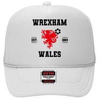 The Red Dragons Wrexham Fc Football Club Wrexham High Crown Mesh Back Trucker Hat