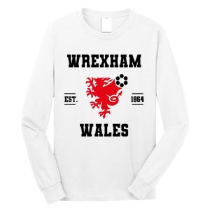 The Red Dragons Wrexham Fc Football Club Wrexham Long Sleeve Shirt